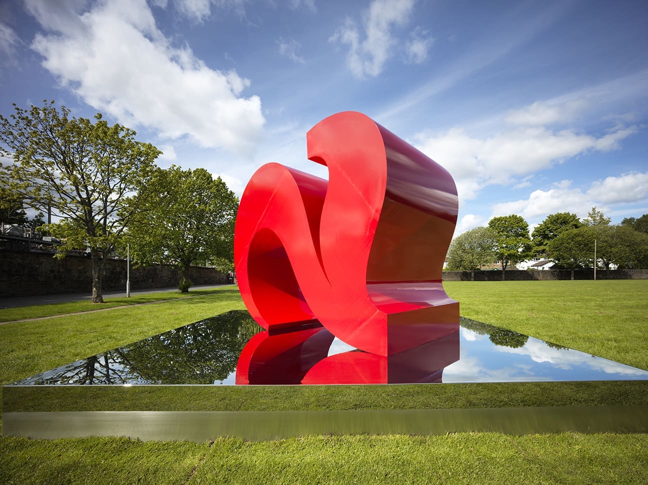 Two hearts sculpture